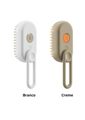 Massager brush - Escova recarregável, à vapor para pentear e massagear os pelos do seu PET, 3 em 1, Spray elétrico auto limpante